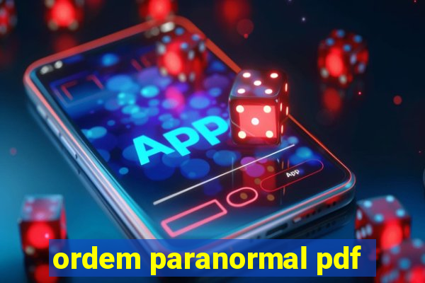 ordem paranormal pdf